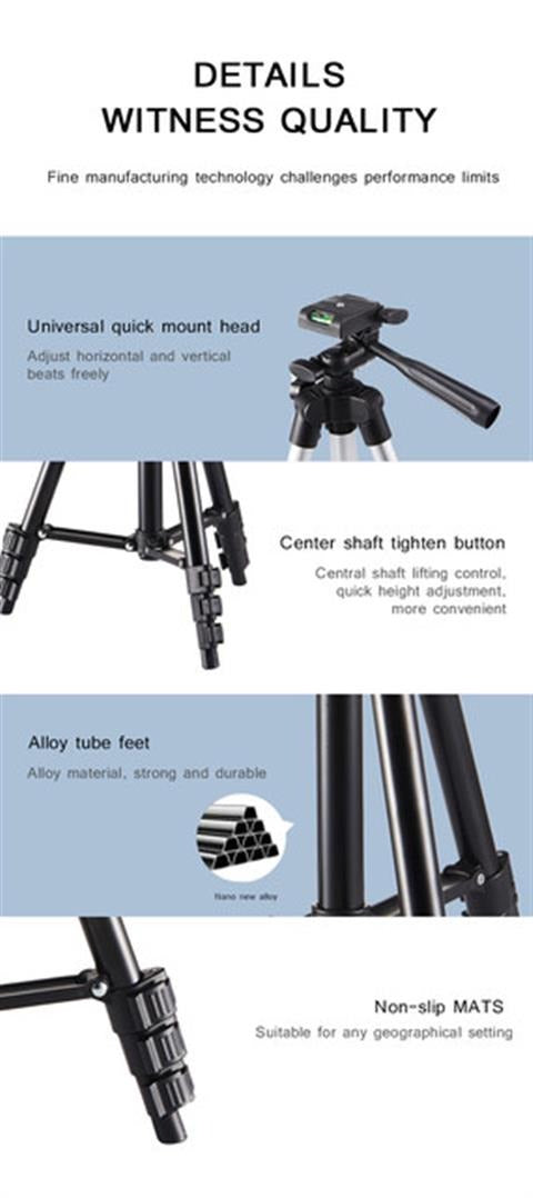 LED Selfie Phone Lamp with Tripod Stand